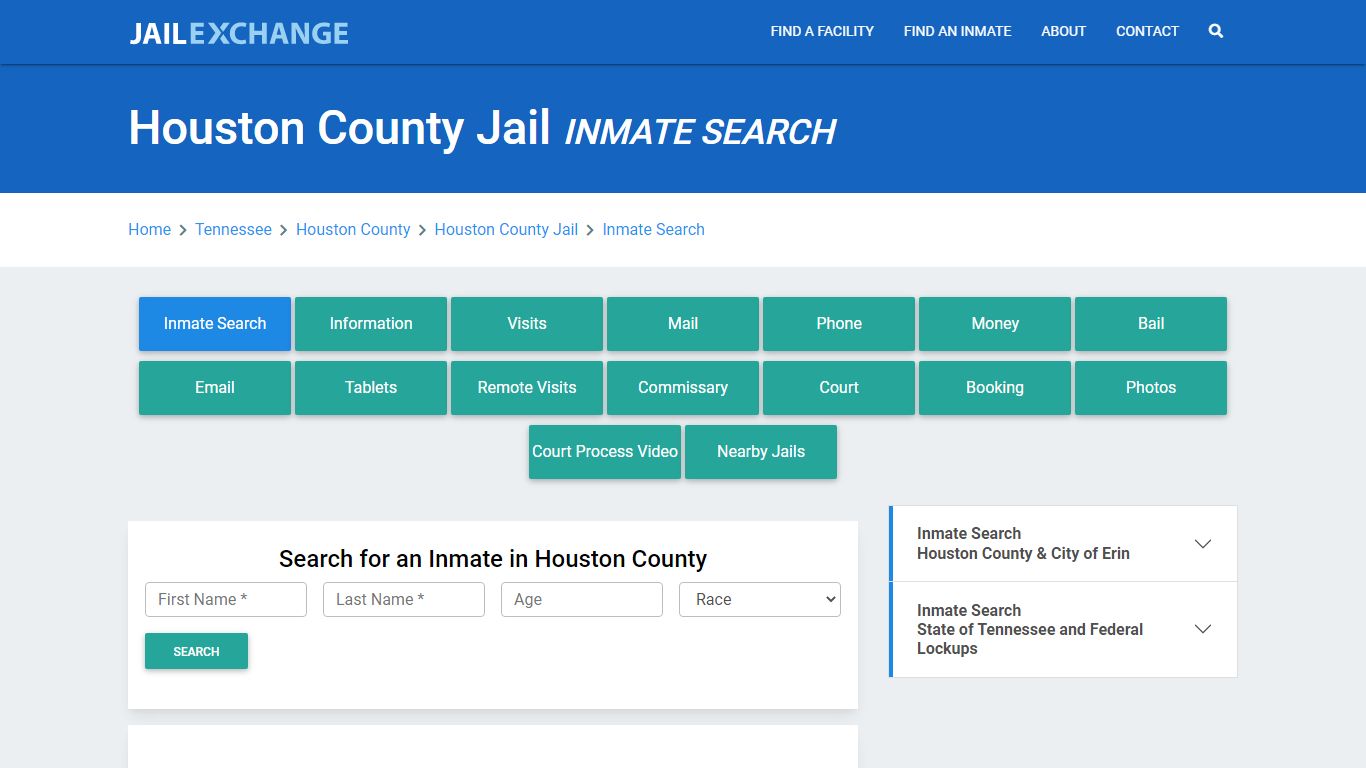 Houston County Jail, TN Inmate Search: Roster & Mugshots