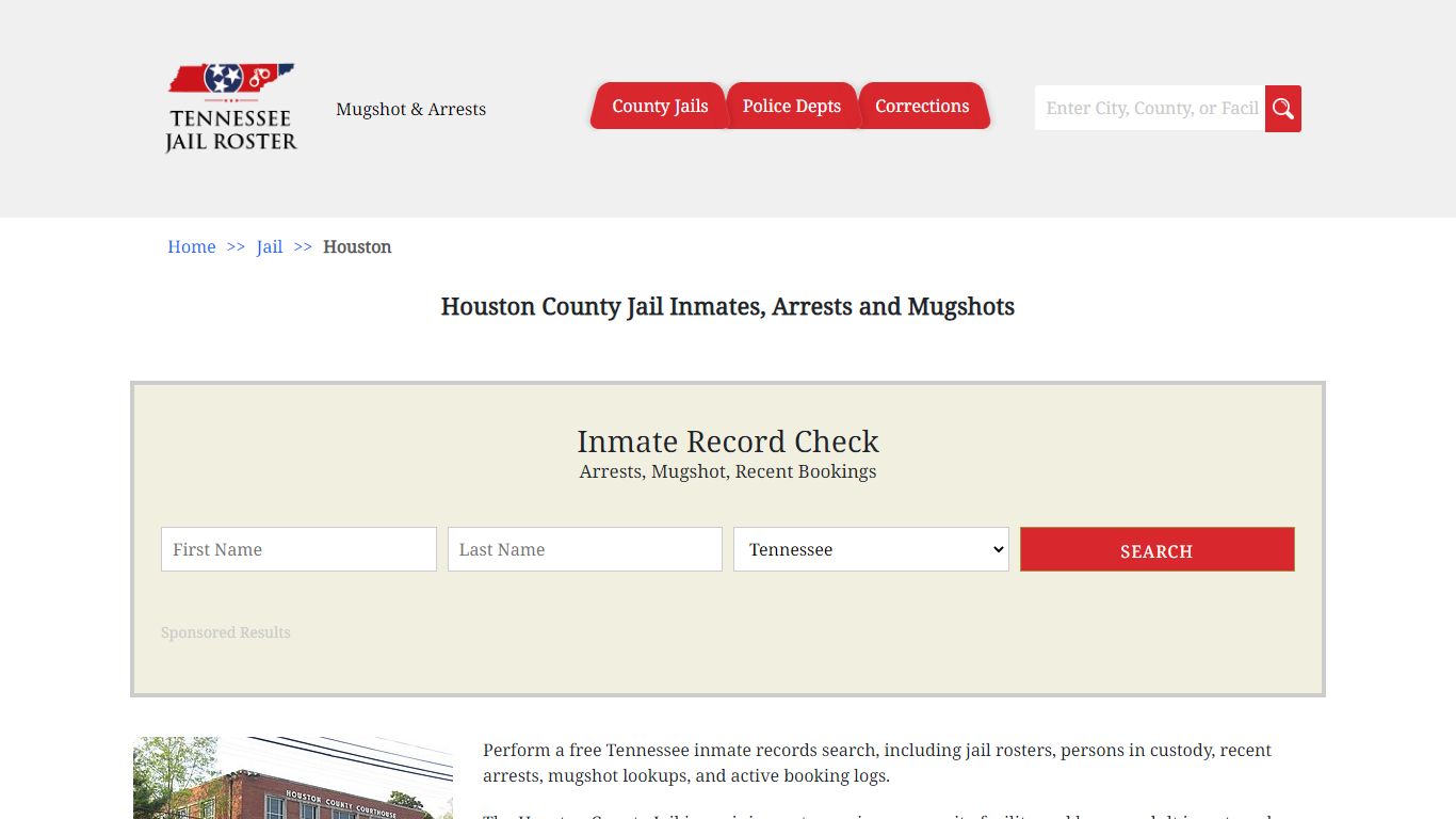 Houston County Jail Inmates, Arrests and Mugshots